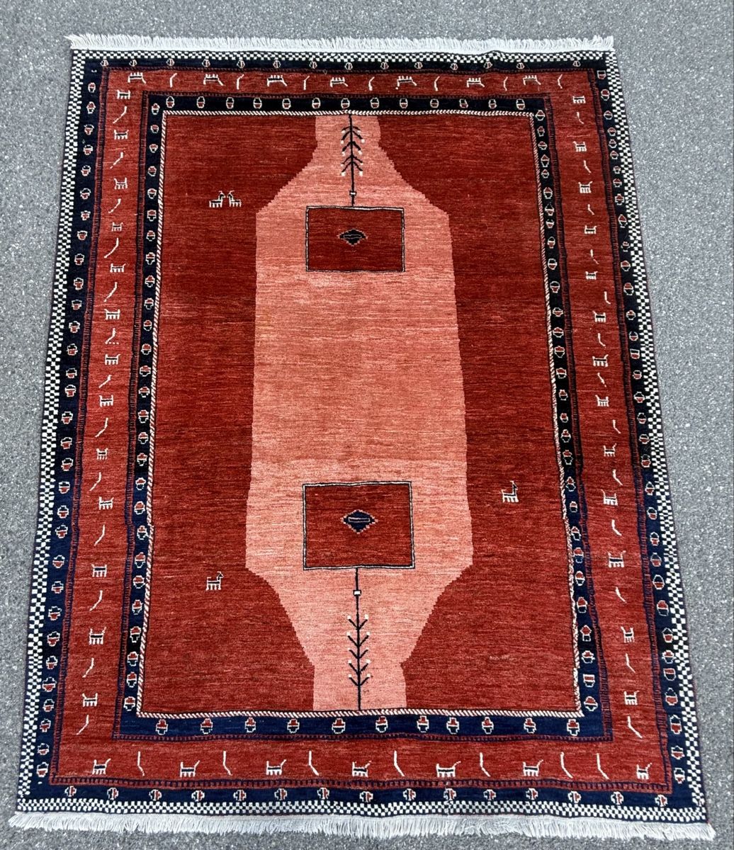 Gabbeh Tappeti: Handgeknüpfter Orientteppich, Gabbeh-222x178.cm – Usato da Sempach venduto da Star7