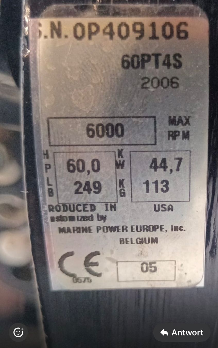Mercury Moteurs: Aussenbordmotor Mercury 60 ps ab 1.- – D'occasion à Lengnau BE par riz007 9