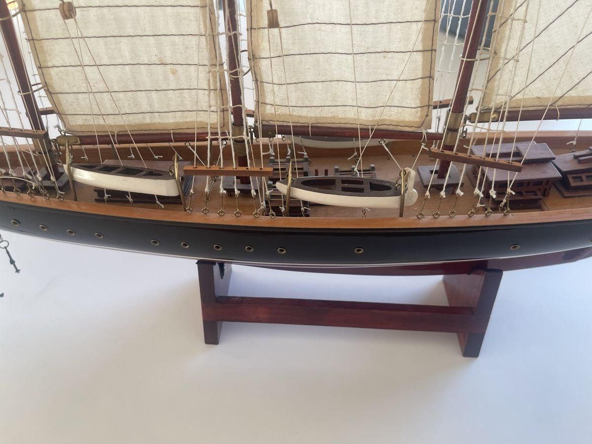 Kit di modellismo & Modellini statici: Grosses Segeschiff mit Beibooten & Kajüten – Nuovo (secondo la descrizione) da Olten venduto da 54m_g7s2 1