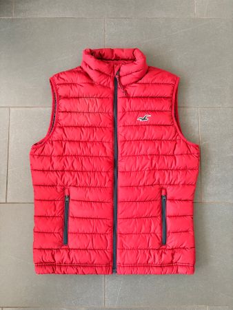 Hollister California Rote Steppweste - Grösse S ❤️
