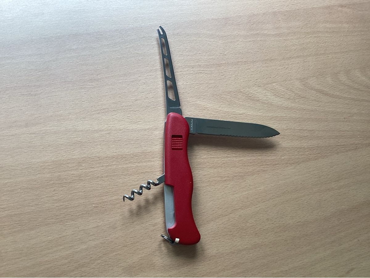 Piatti di portata: Holzbrett mit Käsemesser, neu – Nuovo e nell'imballaggio originale da Wassen UR venduto da SABDOM 4