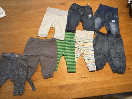 Hose-Set für Babys, Grösse 62, 8 Stk., Top Zustand!