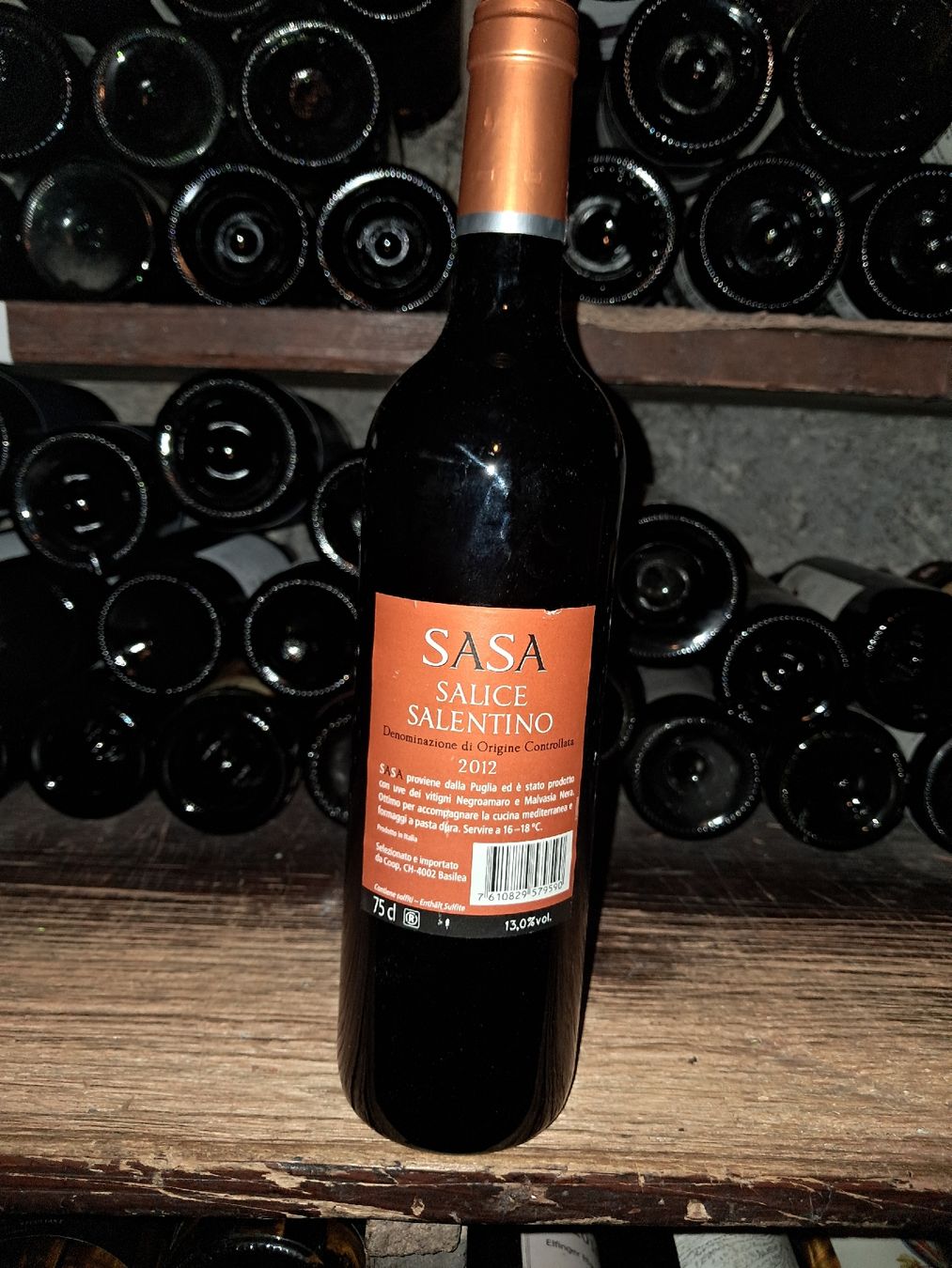 Vino: SASA Salice Salentino DOC 2012 – Nuovo e nell'imballaggio originale da Le locle venduto da juliensaran 2