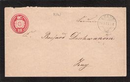 Tüblibrief , Stans NW , 26.l.1874