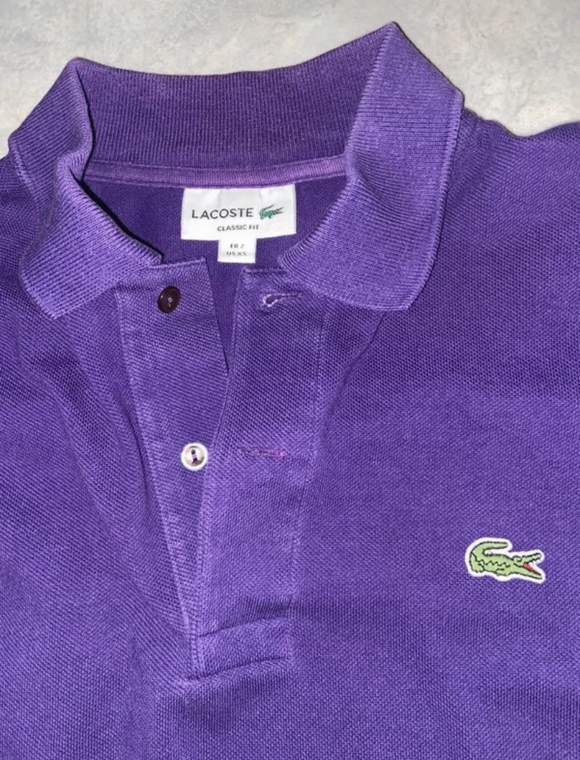 Lacoste Polo-Shirts: Polo Lacoste Classic Fit violet – Gebraucht aus Crissier von vic_skx6 1