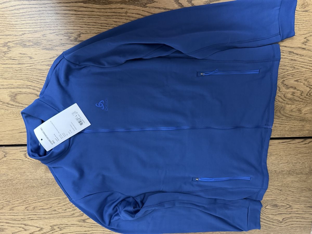 Odlo Giacche: Odlo Outdoor Performance Midlayer Full Zip - Blau - L Neu mi – Nuovo (secondo la descrizione) da Zürich venduto da nio_py9m 2