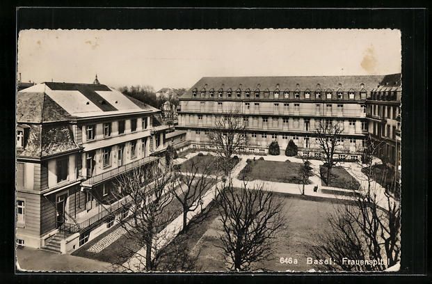Cartoline postali: AK Basel, Frauenspital – Usato da Berlin venduto da bartko-reher