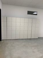 Schliessfachschrank Weiss 45 Fächer