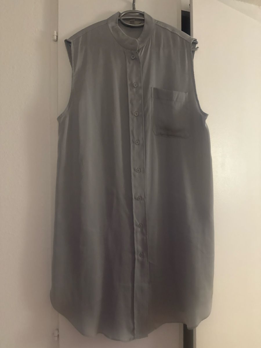 H&M Camicette: Elegante long Damenbluse, silber, Grösse M,. – Usato da Spreitenbach venduto da BIH2005 3