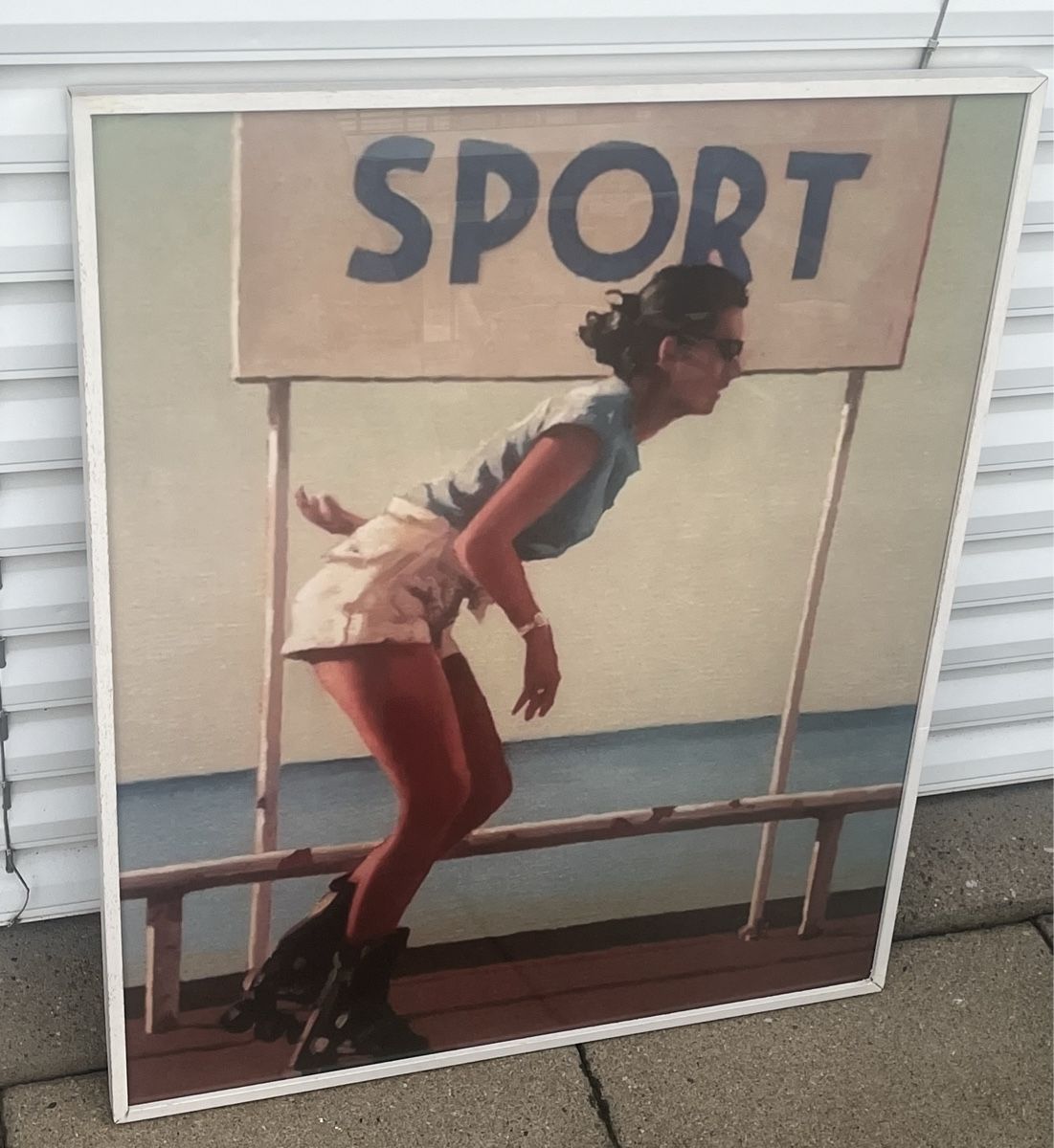 Poster & Bilder: Jack Vettriano, ART PRINT, passender Vintagerahmen – Gebraucht aus Rütihof von Yaro22 1