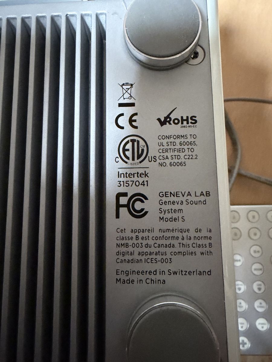 Geneva Radios: Geneva LAB Sound System Model S – Gebraucht aus Brienz BE von soto718 7