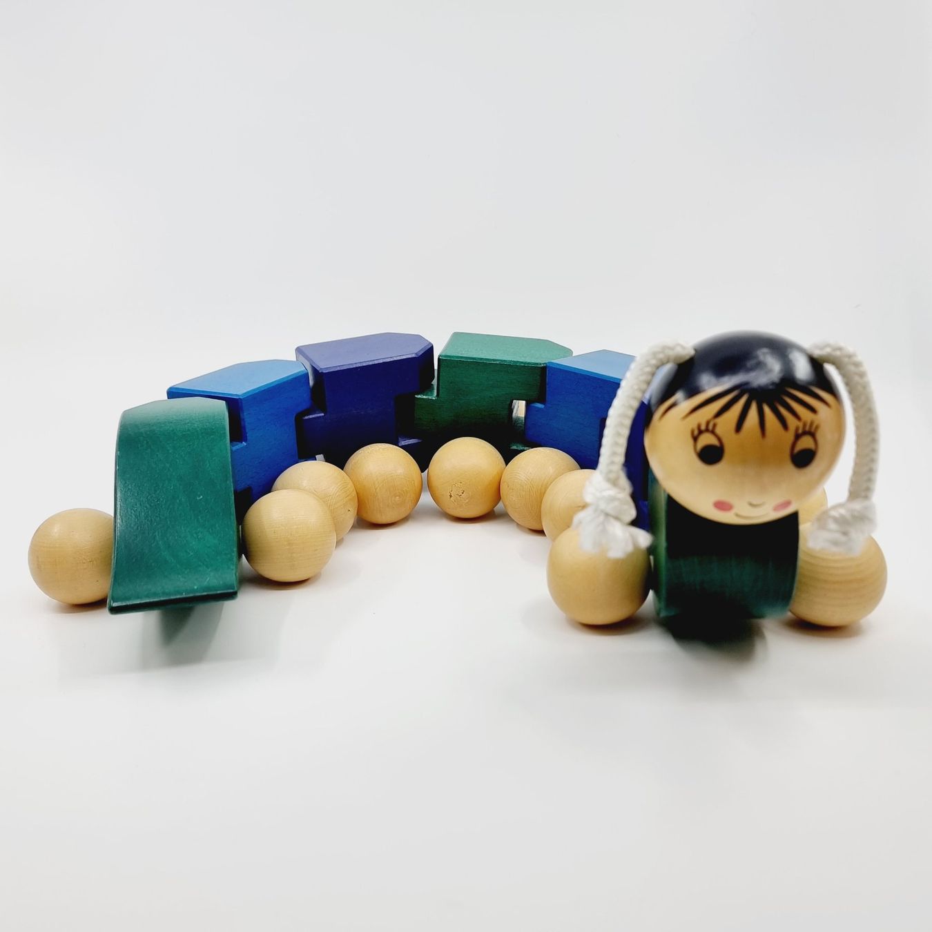 Spielzeuge: Chenille en bois Weizenkorn – Gebraucht aus Grandson von Nouvelle-ere 2