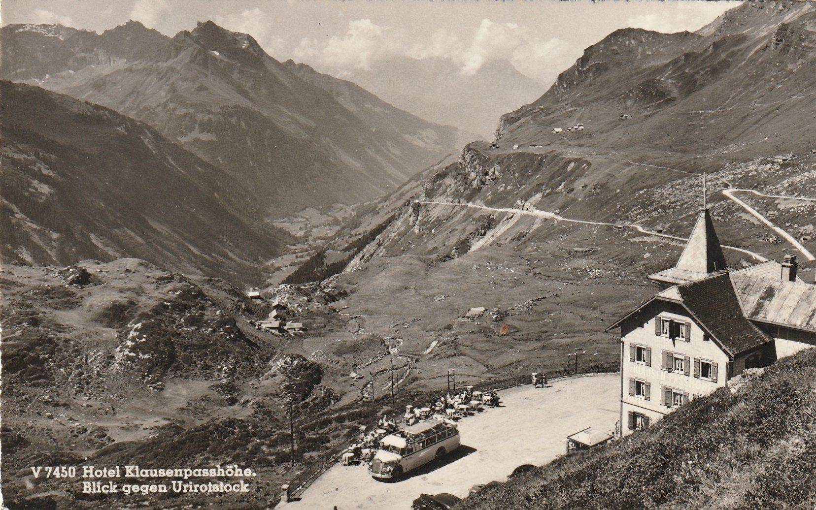 Cartoline postali: Hotel Klausenpasshöhe – Usato da Rorschacherberg venduto da fratovi2