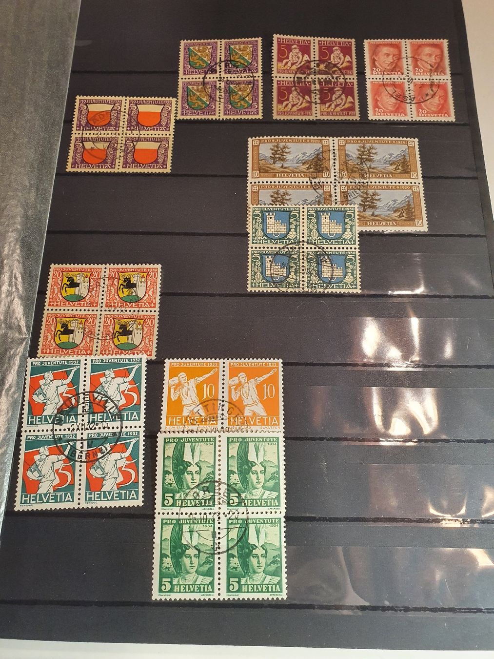 Tous les timbres: PJ Viererblock Sammlung+.Kat.3300 – D'occasion à Altstätten SG par Pixi06 1