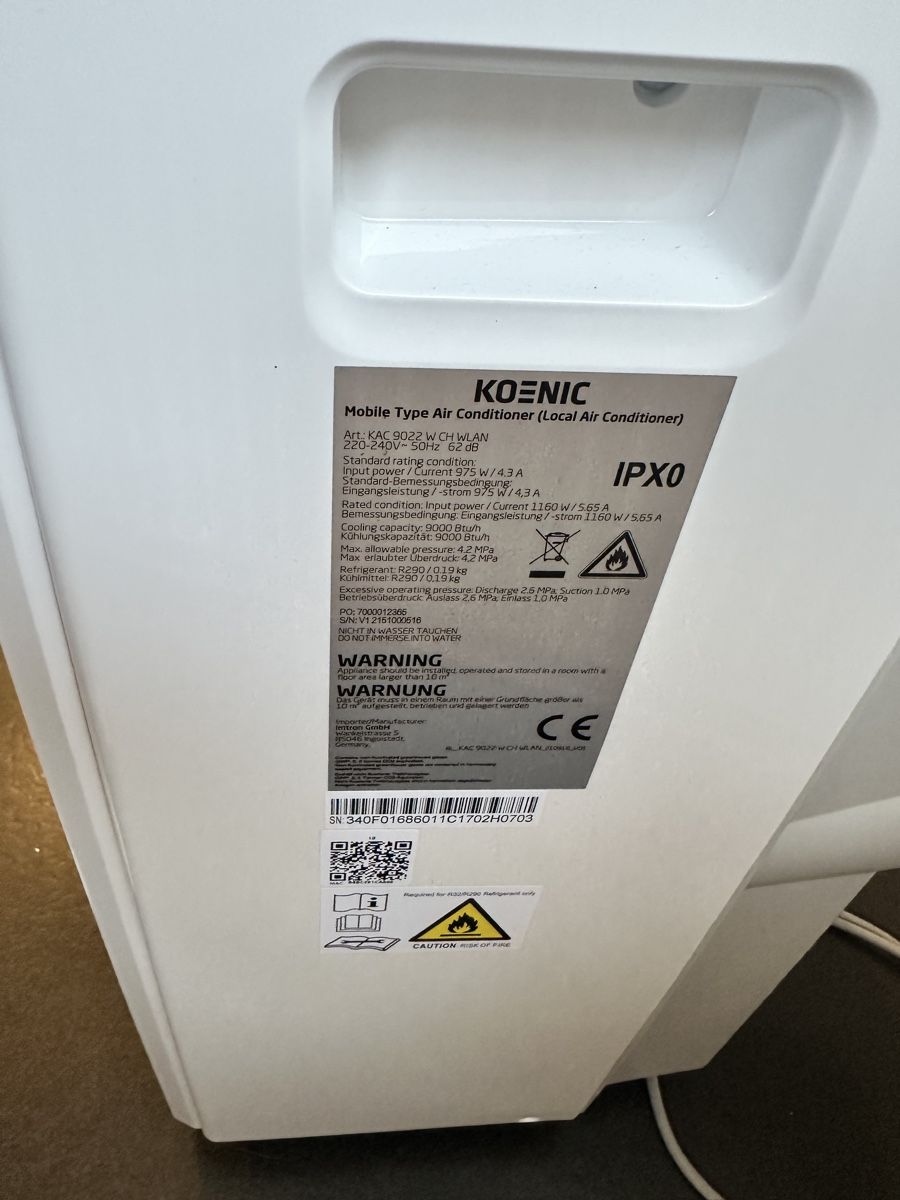 König Klimageräte: Mobile Klimaanlage Koenig  – Gebraucht aus Hilterfingen von sykur 2