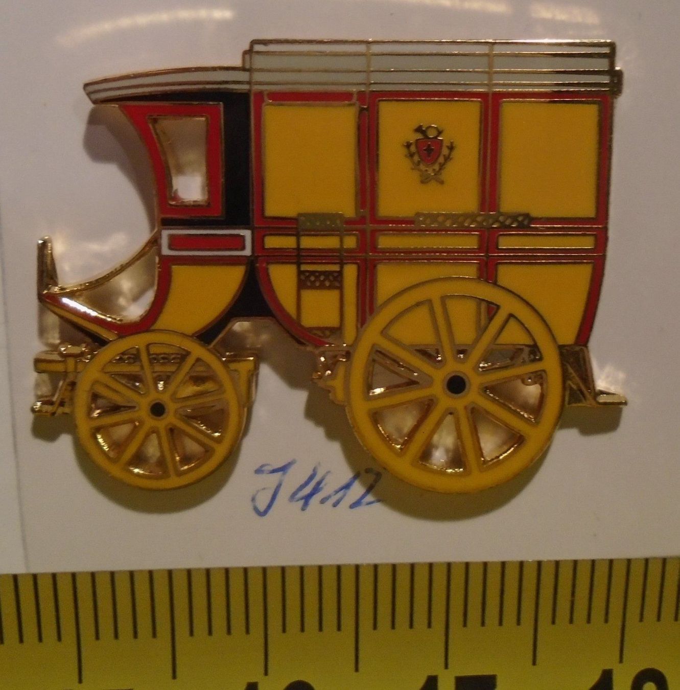 Placchette & Badge: 1 Postkutschen Pin (J412) – Usato da Winterthur venduto da beli200