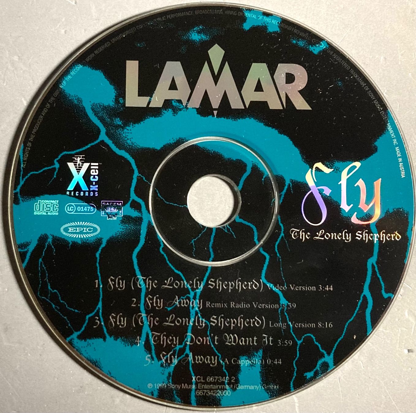 CD: LAMAR - FLY (THE LONELY SHEPHERD) – Usato da Poliez-Pittet venduto da Newtown-Records 1