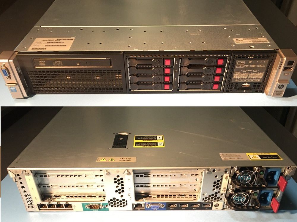 DL380P Gen8, 2x8C, 128GB, 4.8TB, Rails (Gebraucht) in für CHF 680 – mit ...
