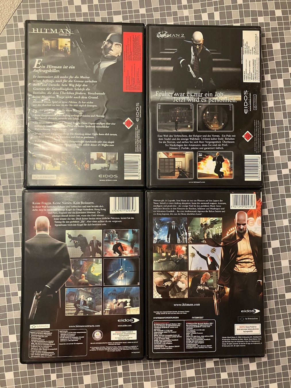 Jeux: Hitman 1 - 4 - Game Set, PC (2000/02/04/06) – D'occasion à Winkel par Asdas87 1