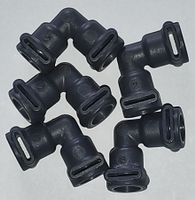 5 X JURA  Fluid-Anschluss L-Form 90°