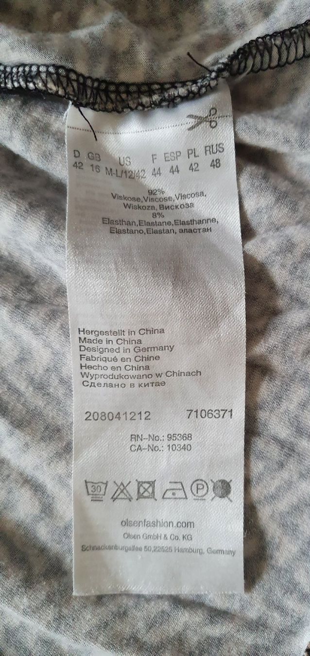 Camicette: Blusenshirt, Gr.42, Olsen – Usato da Niederlenz venduto da clea50 3