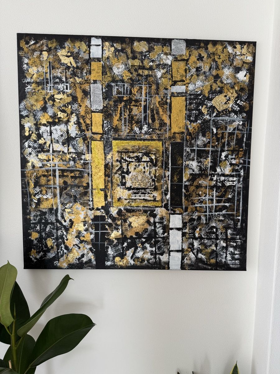 Dipinti: Abstraktes Wandbild, Unikat – Nuovo e nell'imballaggio originale da Lachen SZ venduto da artbyblondangel 1