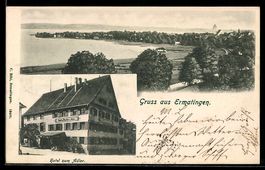 AK Ermatingen, Hotel zum Adler, Seeblick