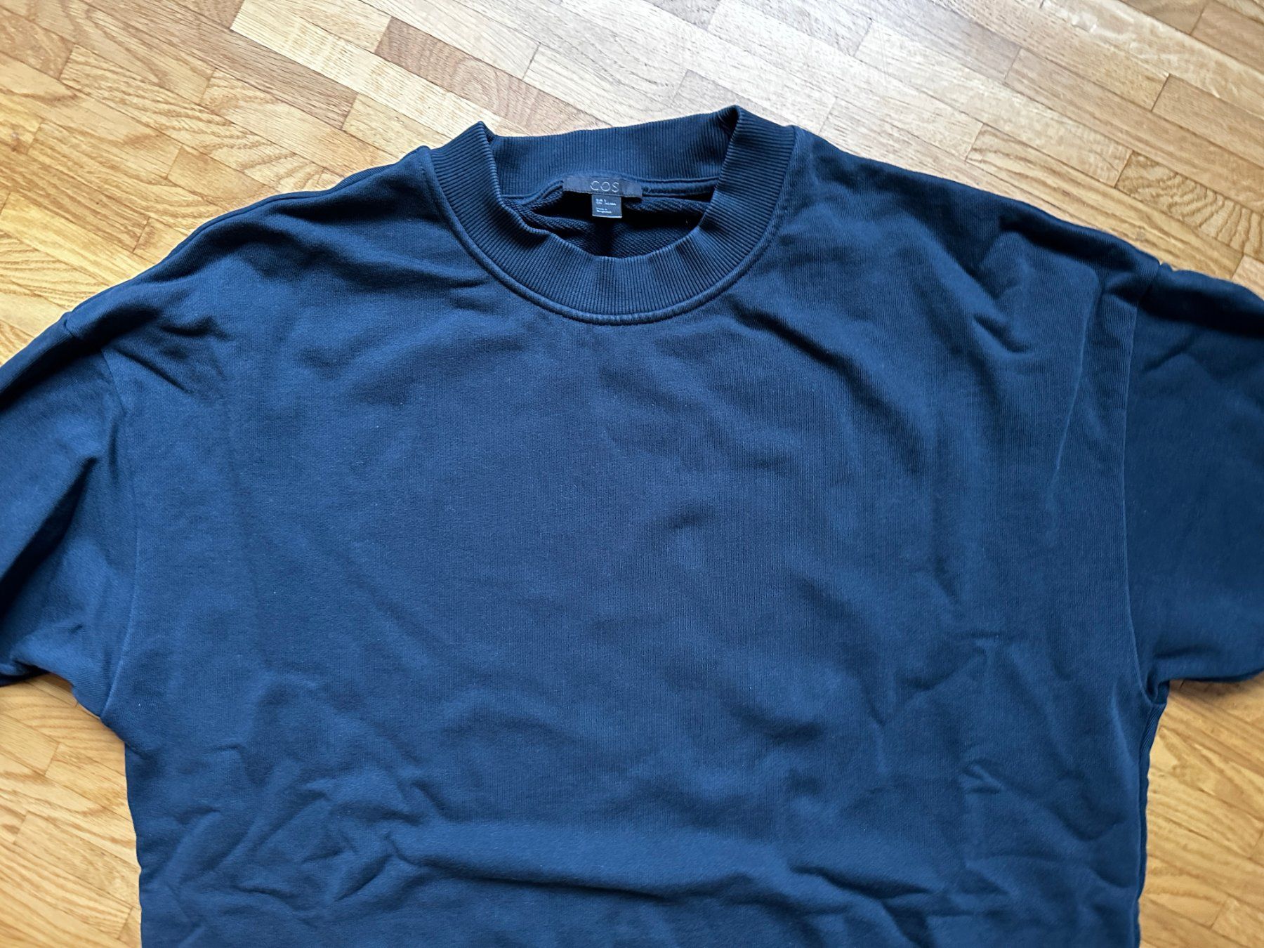 Cos Tops: COS Oversized Heavy Cotton Top Navy Blue Size S – Neu (gemäss Beschreibung) aus Lausanne von brixton 1