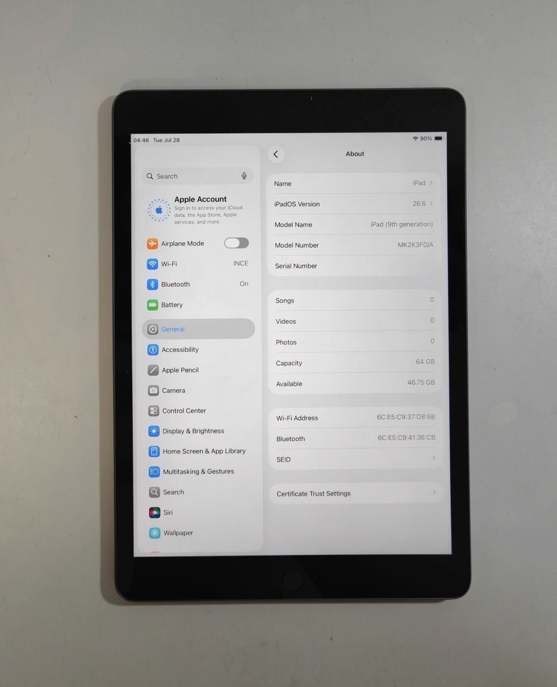 Apple Tablet PC: iPad 9. Generation  – Usato da Ehrendingen venduto da Rocky985 2