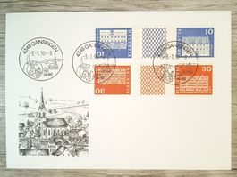 TR60 Enveloppe + Timbre Suisse 1990