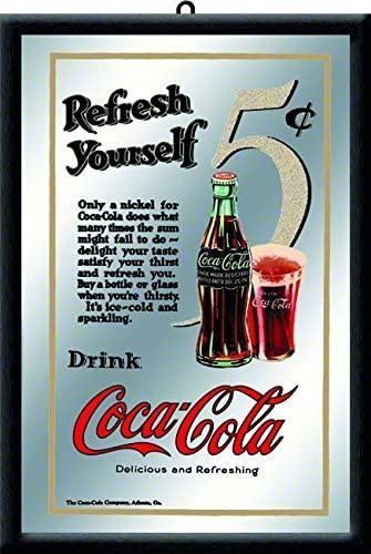 Articoli pubblicitari: Coca Cola Refresh yourself Spiegel – Nuovo (secondo la descrizione) da Schalunen venduto da schwabspielautomaten