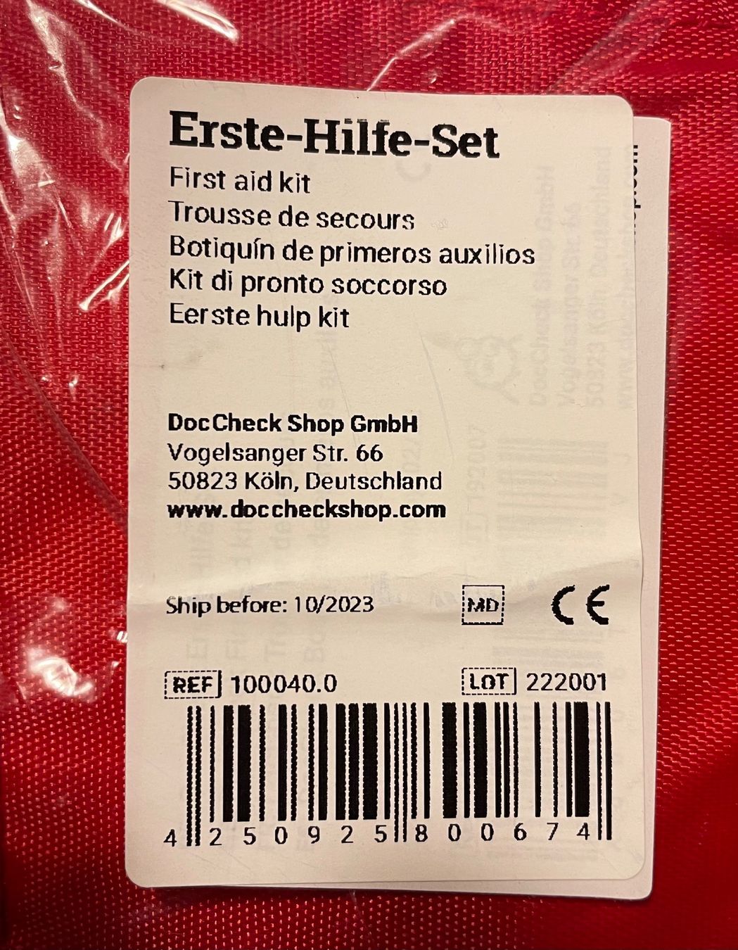 Kit di pronto soccorso: Notfall Apotheke / Verbandset – Usato da Wald ZH venduto da ukulele77 1