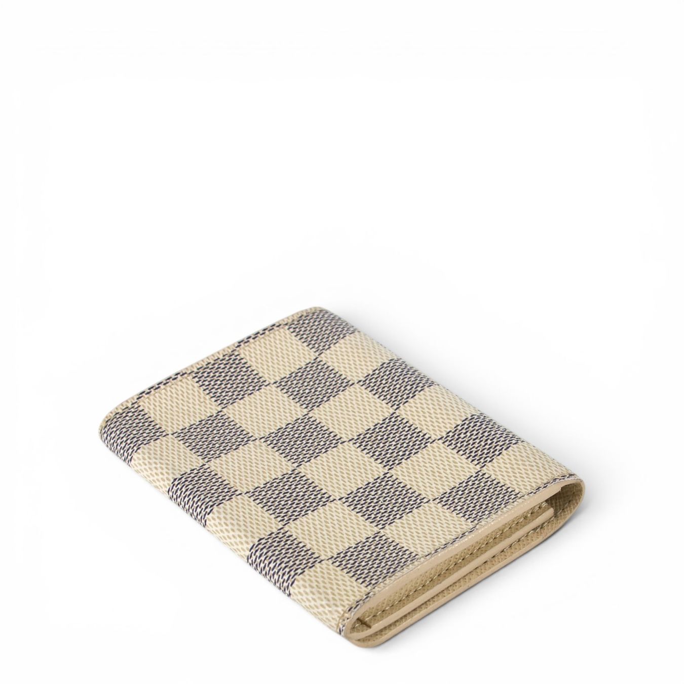 Louis Vuitton Portafogli: Louis Vuitton Envelope carte de visite Damier Azur – Usato da Binningen venduto da Designerlabels 7