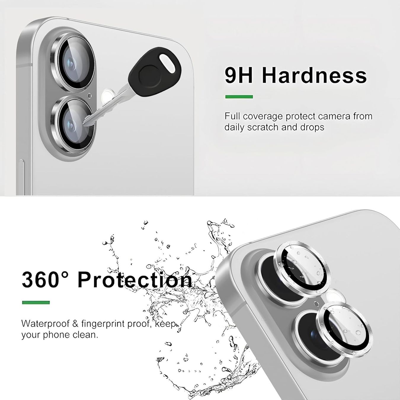 Apple Telefoni cellulari / Smartphones: iPhone 17  - 2 Verres protection Caméra Argenté – Nuovo e nell'imballaggio originale da Morges venduto da DigiAC 5