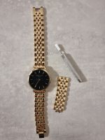 Damenuhr Rosefield Gold Schwarz gebraucht mit Zubehör