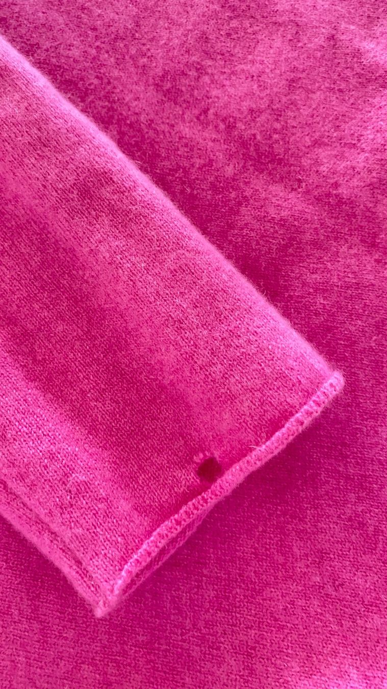 Bogner Giacche: BOGNER: Strickjacke, 100 % Kaschmir, Pink, hoher NP – Difettoso da Gunten venduto da divertimenti 8