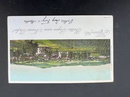 AK Gruss Affoltern am Albis 1908.  (G190)