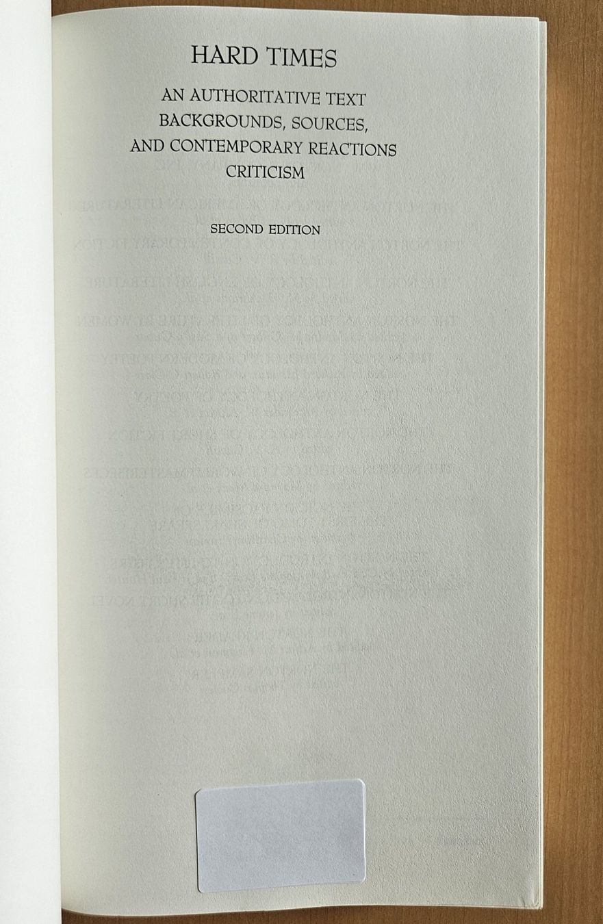 Libri: Charles Dickens: Hard Times – Usato da Schaffhausen venduto da brickenthusiast 4