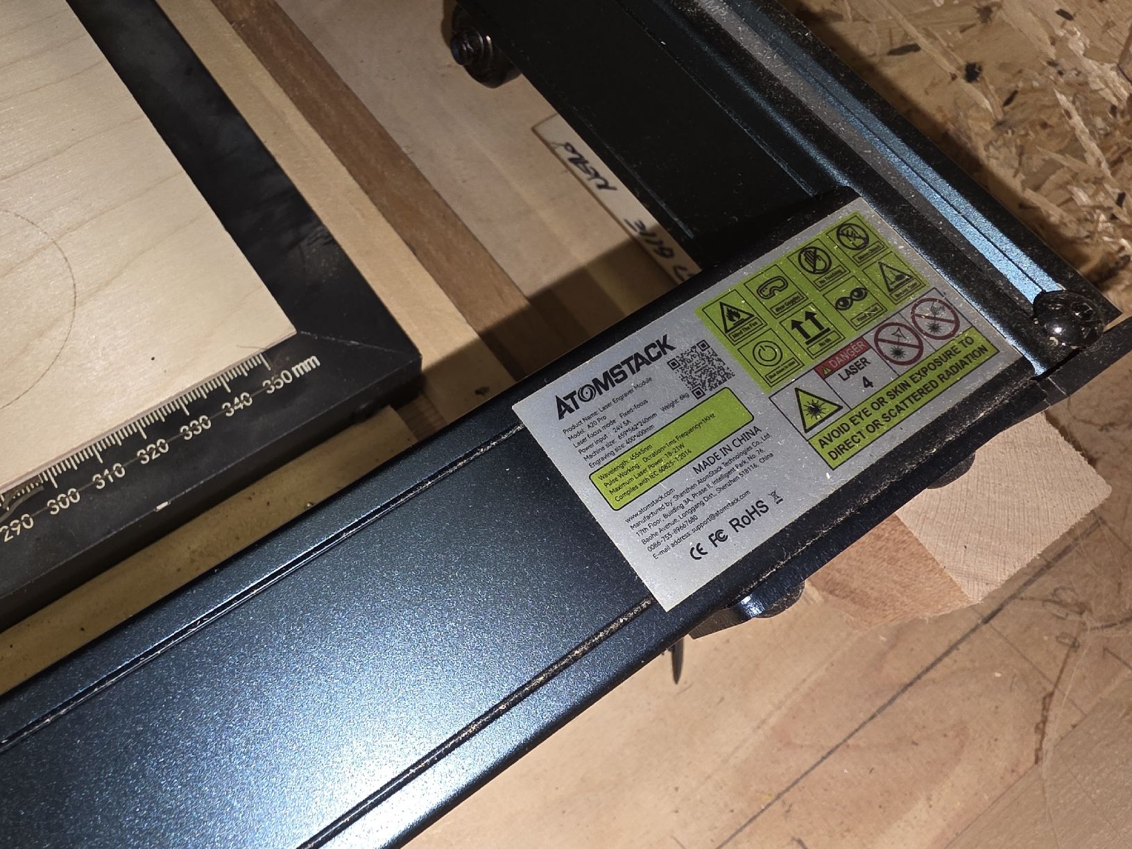Atomstack Toutes les machines: Laser Atomstack A20 PRO full – D'occasion à Calpiogna par Nerowolf 3