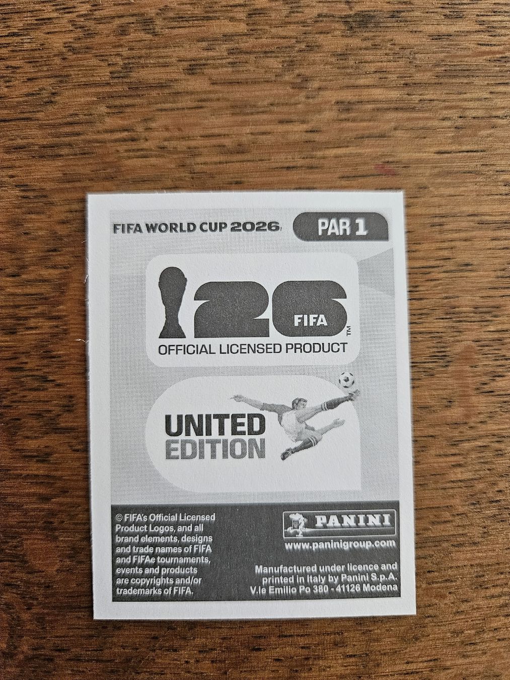Panini Carte collezionabili: Panini Sticker WM 2026 - PAR 1 – Nuovo (secondo la descrizione) da Reinach BL venduto da BaselStar 1