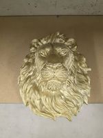 Wanddeko | Deko-Löwenkopf | Dekoration (Gold)