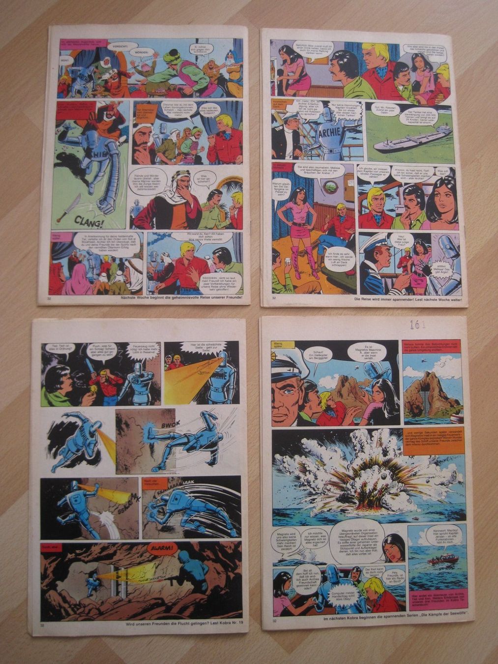 Comics: KOBRA Eiserne Hand Trigan Archie  1976 Comic LOT A – Gebraucht aus Gossau SG von Noryflory 2