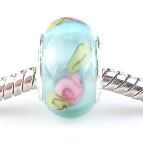 Perle (finte): Lampwork Glasperle, Glass Bead Modul Perle – Nuovo (secondo la descrizione) da Langenthal venduto da flowersNbirds