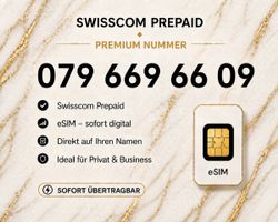 Swisscom Prepaid Premium Nummer