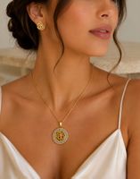 Edelstahl Set (Kette und Ohrringe)