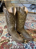 Cowboystiefel Damen braun mit Stickerei sehr guter Zustand