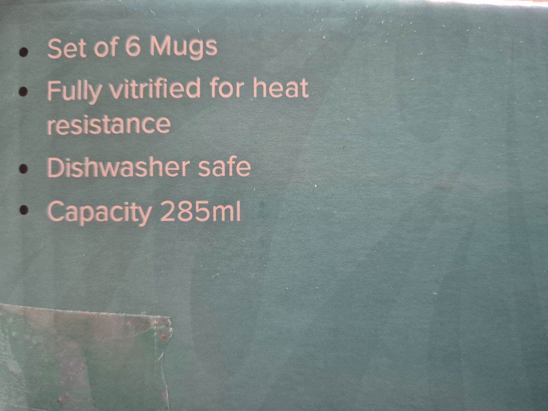 Tasses: 6x Tassen weiss. Neu – D'occasion à Mels par coc_f9fg 1