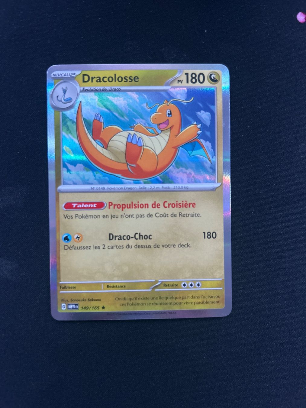 Pokémon Carte collezionabili: Pokémon Dracolosse 149/165 FR Holo – Nuovo (secondo la descrizione) da Montet (Broye) venduto da Jocksmock 1