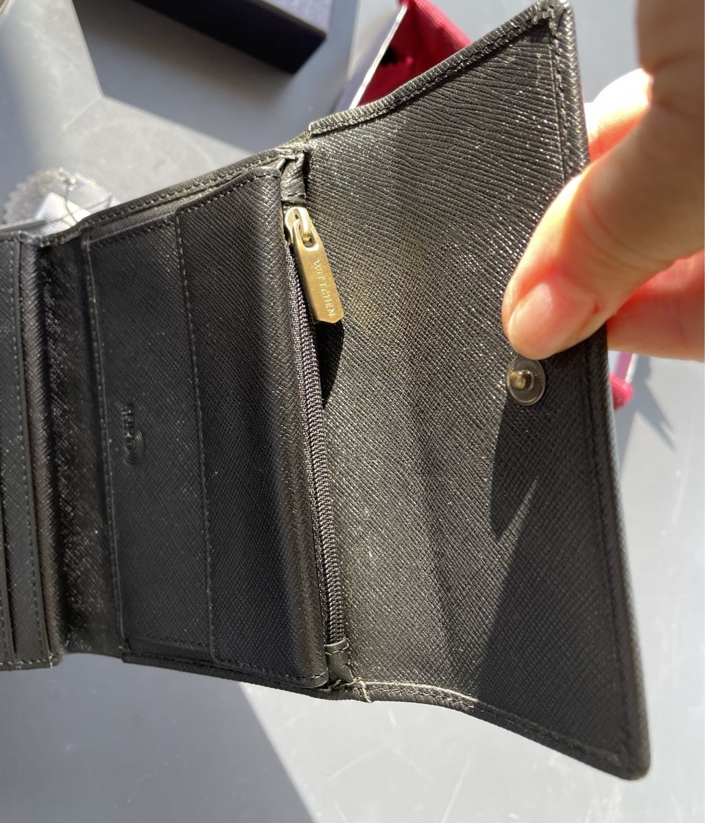 Brieftaschen: Schwarzes Leder Portemonnaie Wittchen – Neu und originalverpackt aus Ebikon von elischka 6
