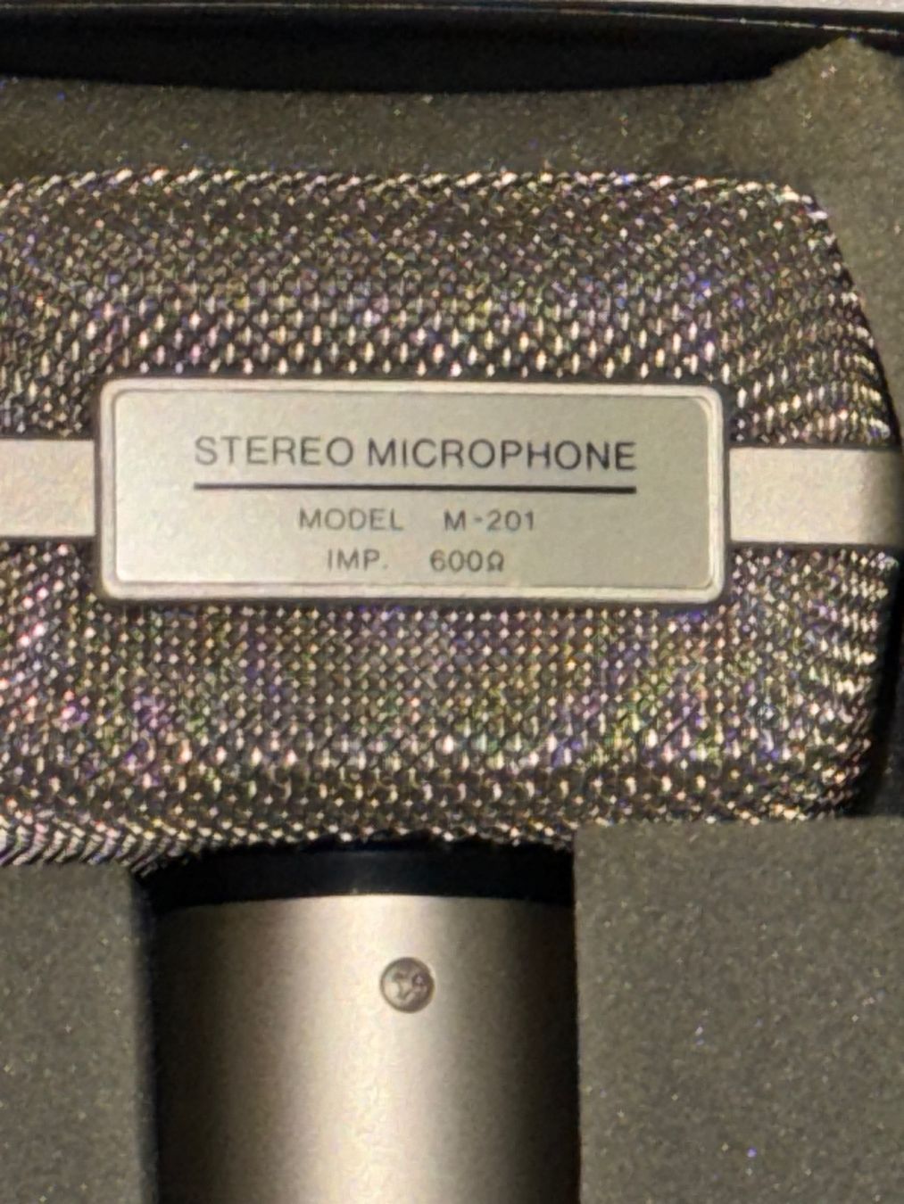 JVC Microfoni: JVC M-201 Stereo Condenser Microphone – Usato da Kaiseraugst venduto da Drasa 3